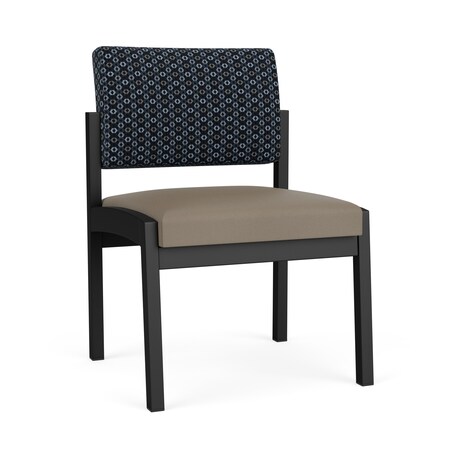 Lesro Lenox Armless Guest Chair, 22.5 in W 24.5 in L 32 in H LS1102